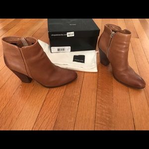 Dolce Vita brown leather booties size 8